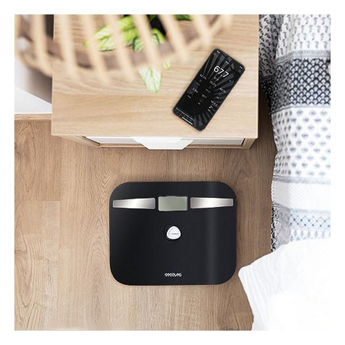 Digital Bathroom Scales Cecotec EcoPower 10200 Smart Healthy LCD Bluetooth 180 kg Black-3