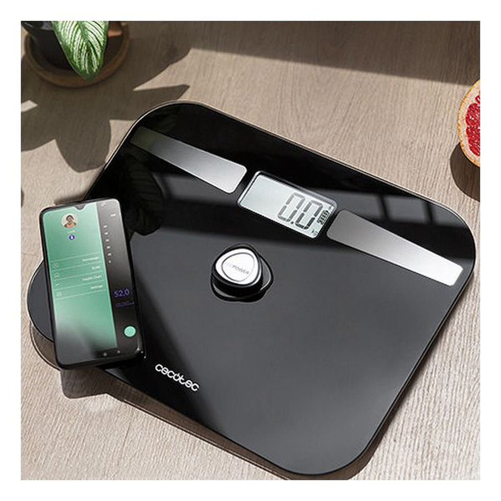 Digital Bathroom Scales Cecotec EcoPower 10200 Smart Healthy LCD Bluetooth 180 kg Black-4