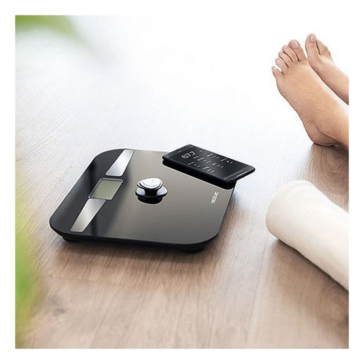 Digital Bathroom Scales Cecotec EcoPower 10200 Smart Healthy LCD Bluetooth 180 kg Black-2