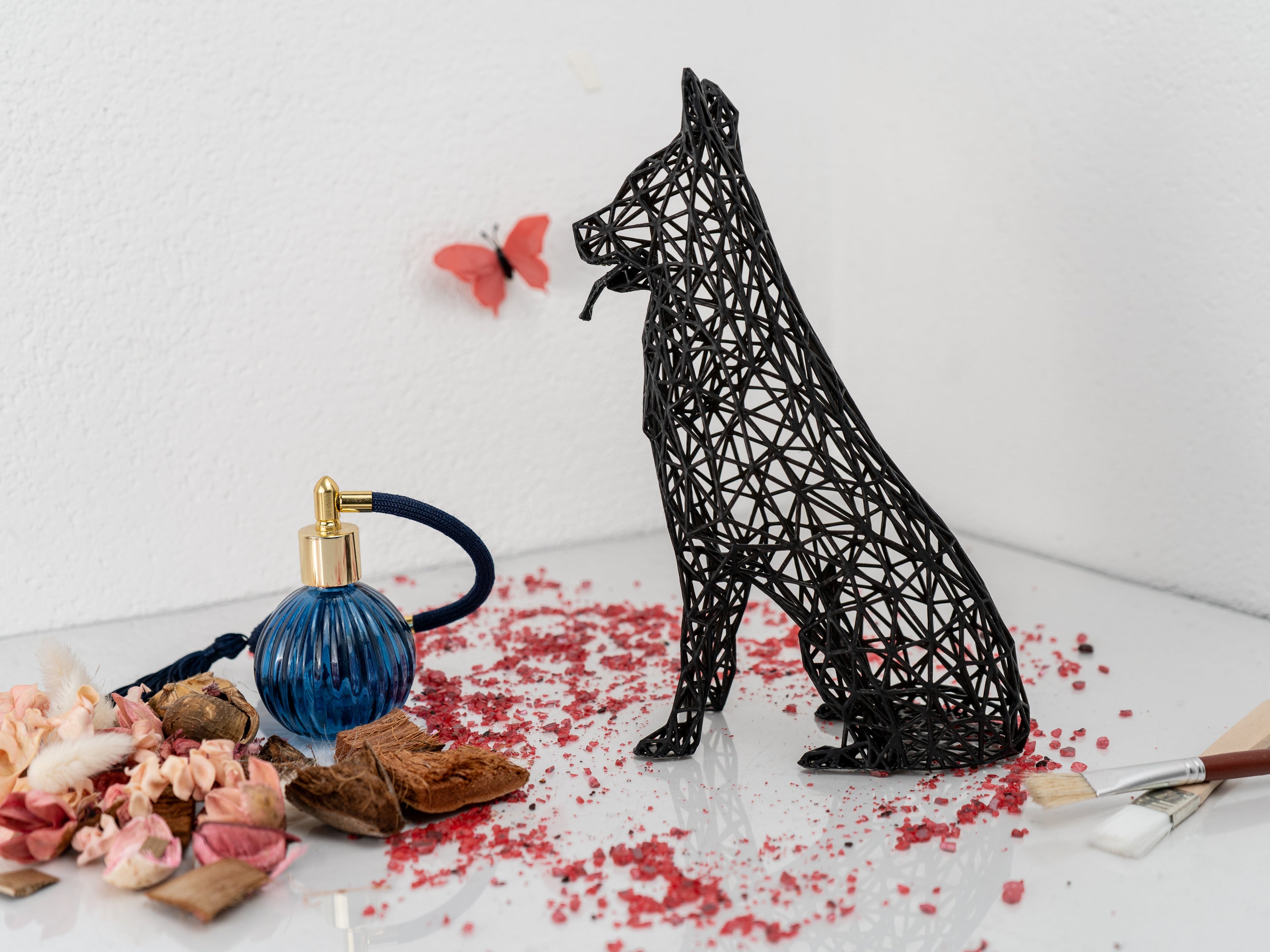 Deutscher Schäferhund Skulptur