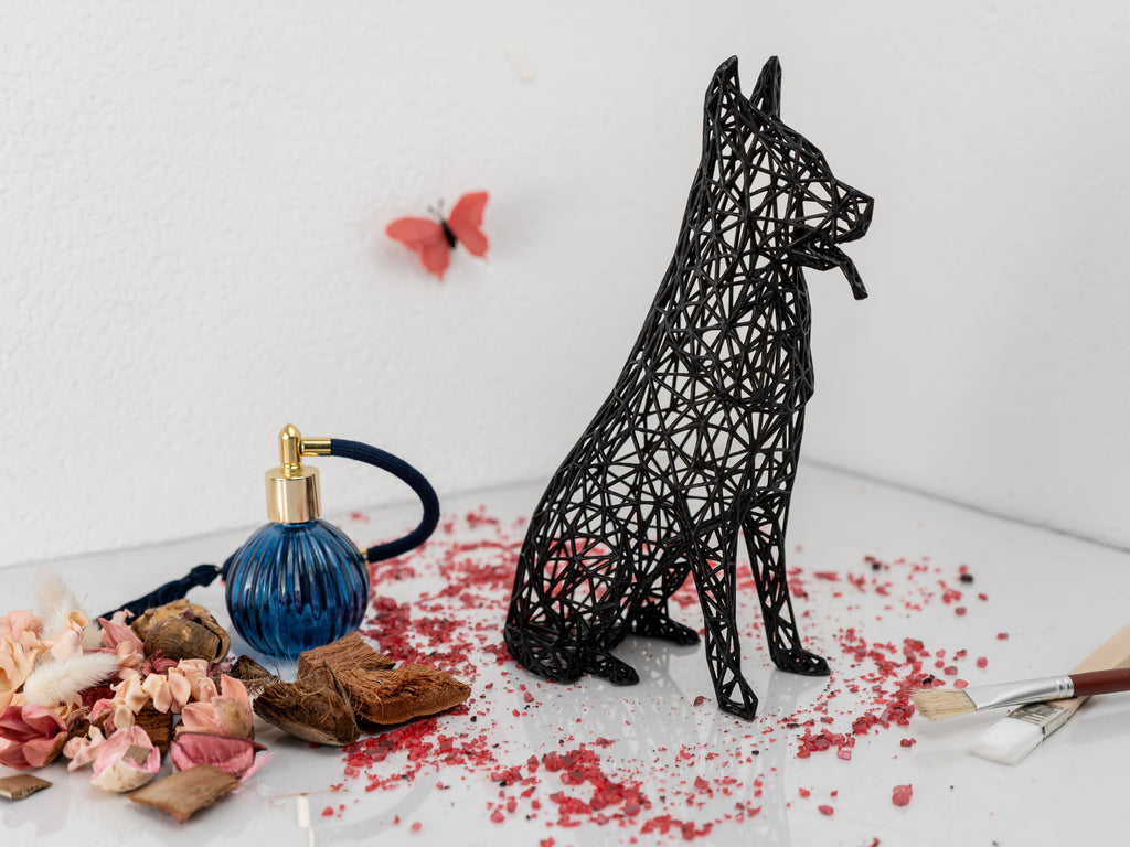 Deutscher Schäferhund Skulptur