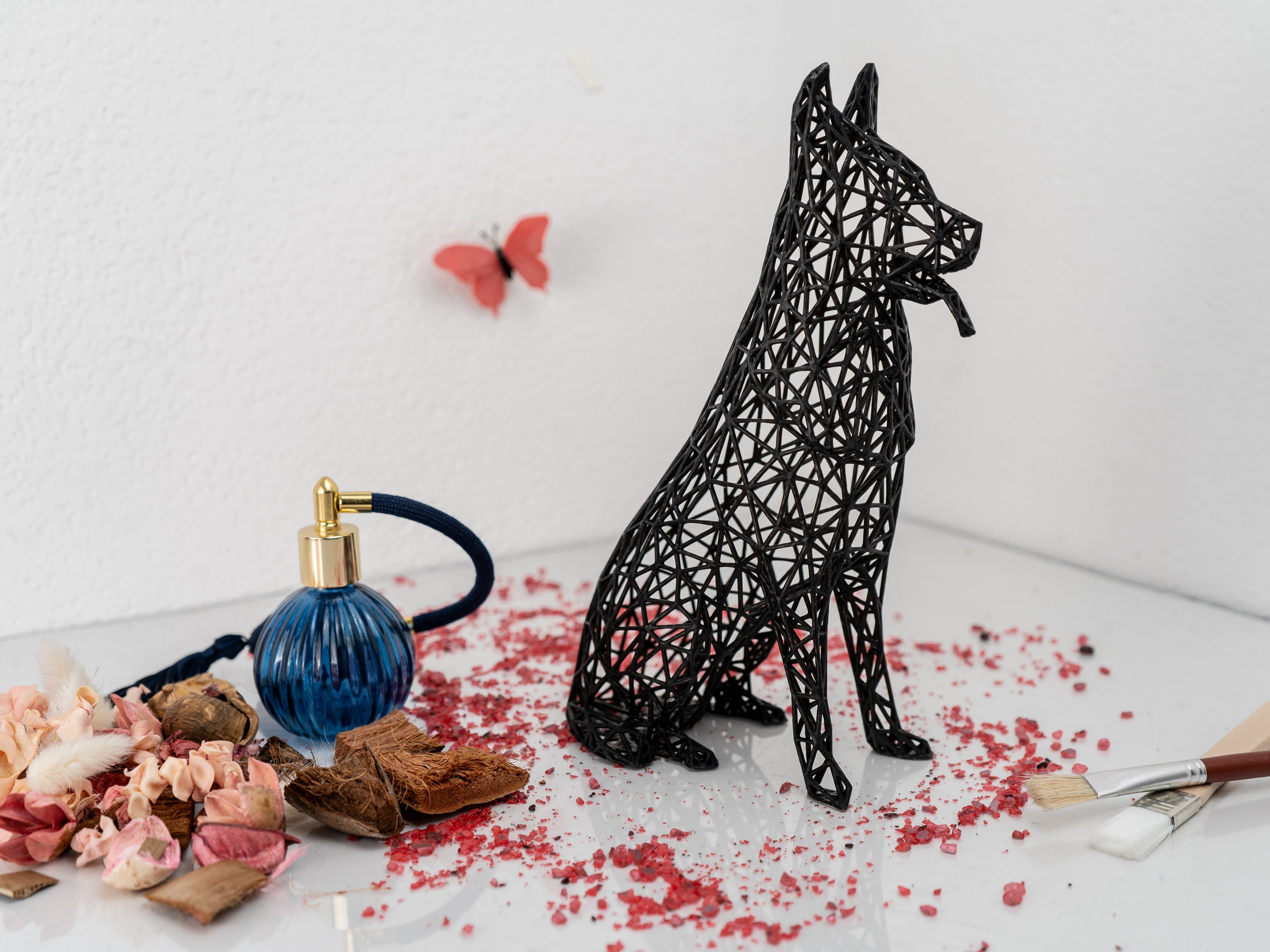 Deutscher Schäferhund Skulptur