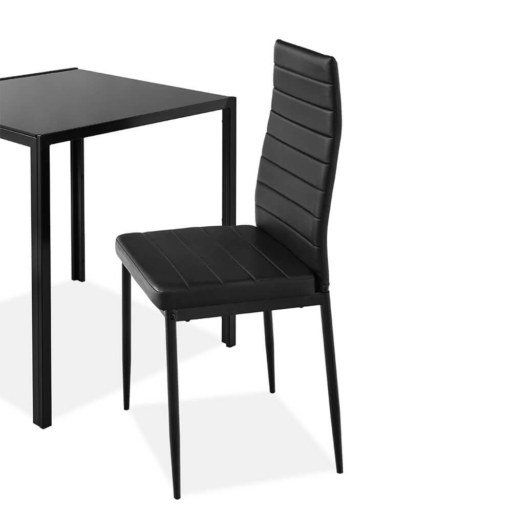 Set de bucatarie pentru 2 persoane, cu masa din sticla-1